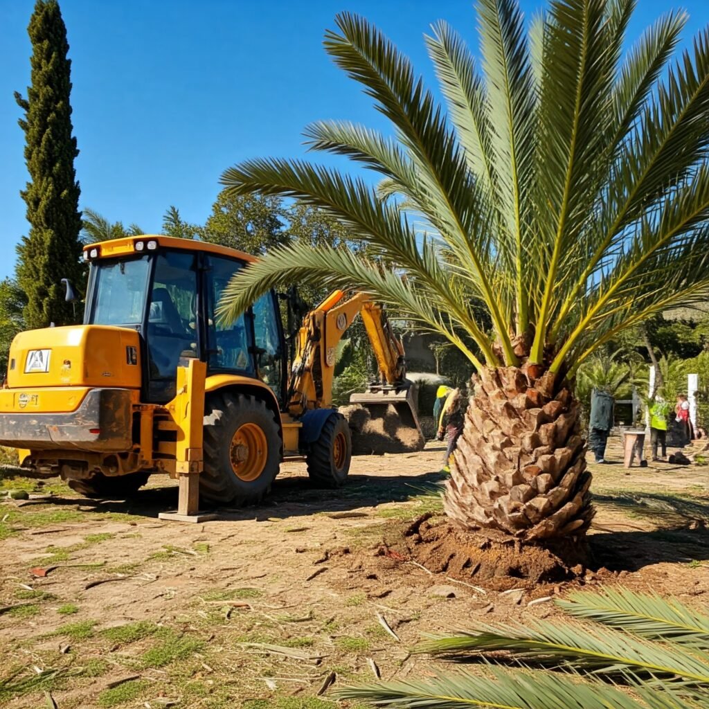 Palm tree removal